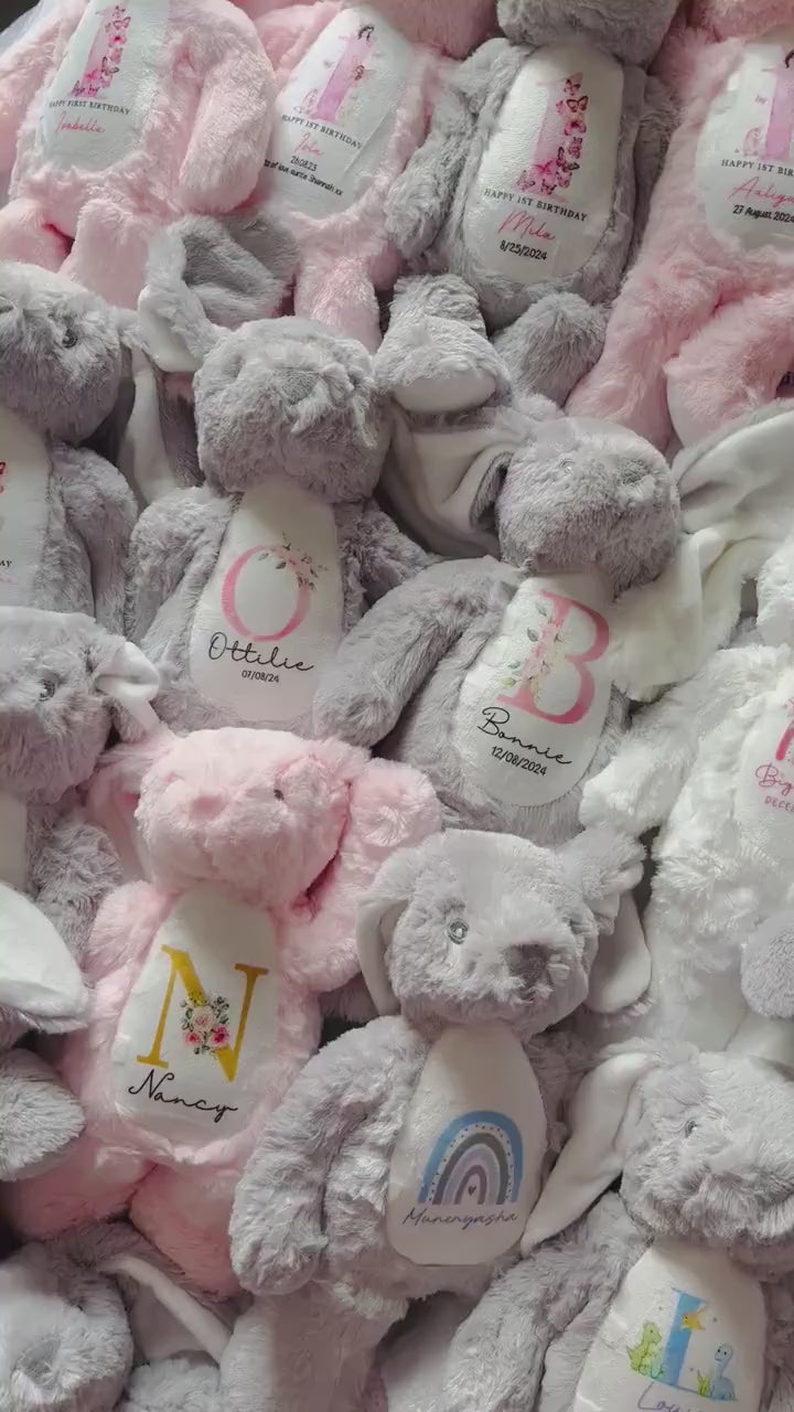 Personalised Big Sister Gift, Big Sister Announcement, New Baby Soft Toy, New baby gift, Newborn Gift, Baby Keepsake, Baby shower gift