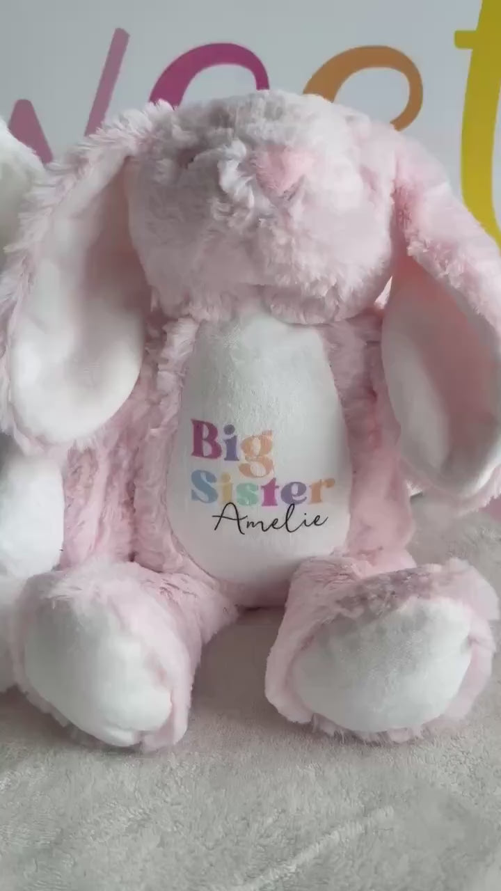 Personalised Big Sister Gift, Big Sister Announcement, New baby gift, Newborn Gift, Baby Keepsake, Baby shower gift