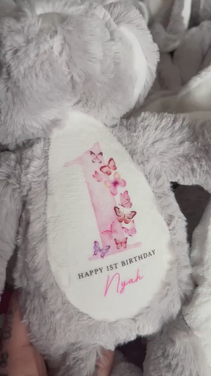 1st Birthday Gift, First Birthday Gift, Personalised Teddy, First Birthday, Personalised Baby Teddy, First Birthday Gift Boy, Keepsake