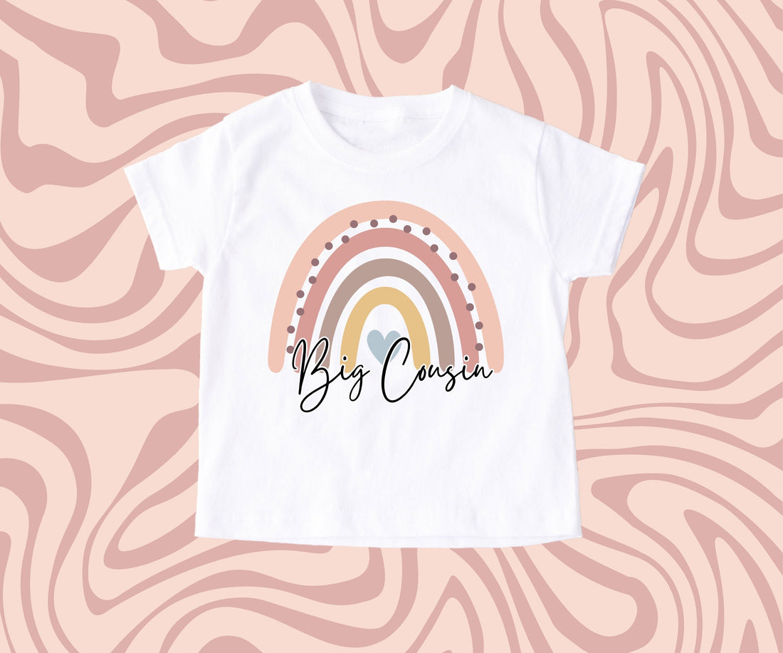 Boho Rainbow Big/Little Cousin T Shirt