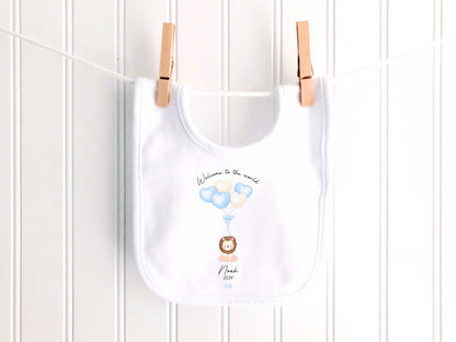 Welcome To The World Lion Personalised Sleepsuit/Babygrow